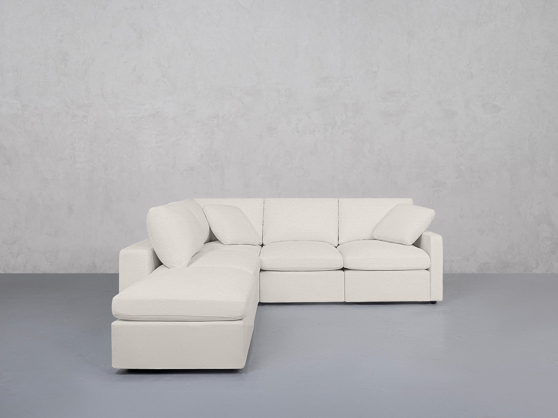 5-Seat Modular Corner Lounger Sectional (Thin Arms) - 7th Avenue