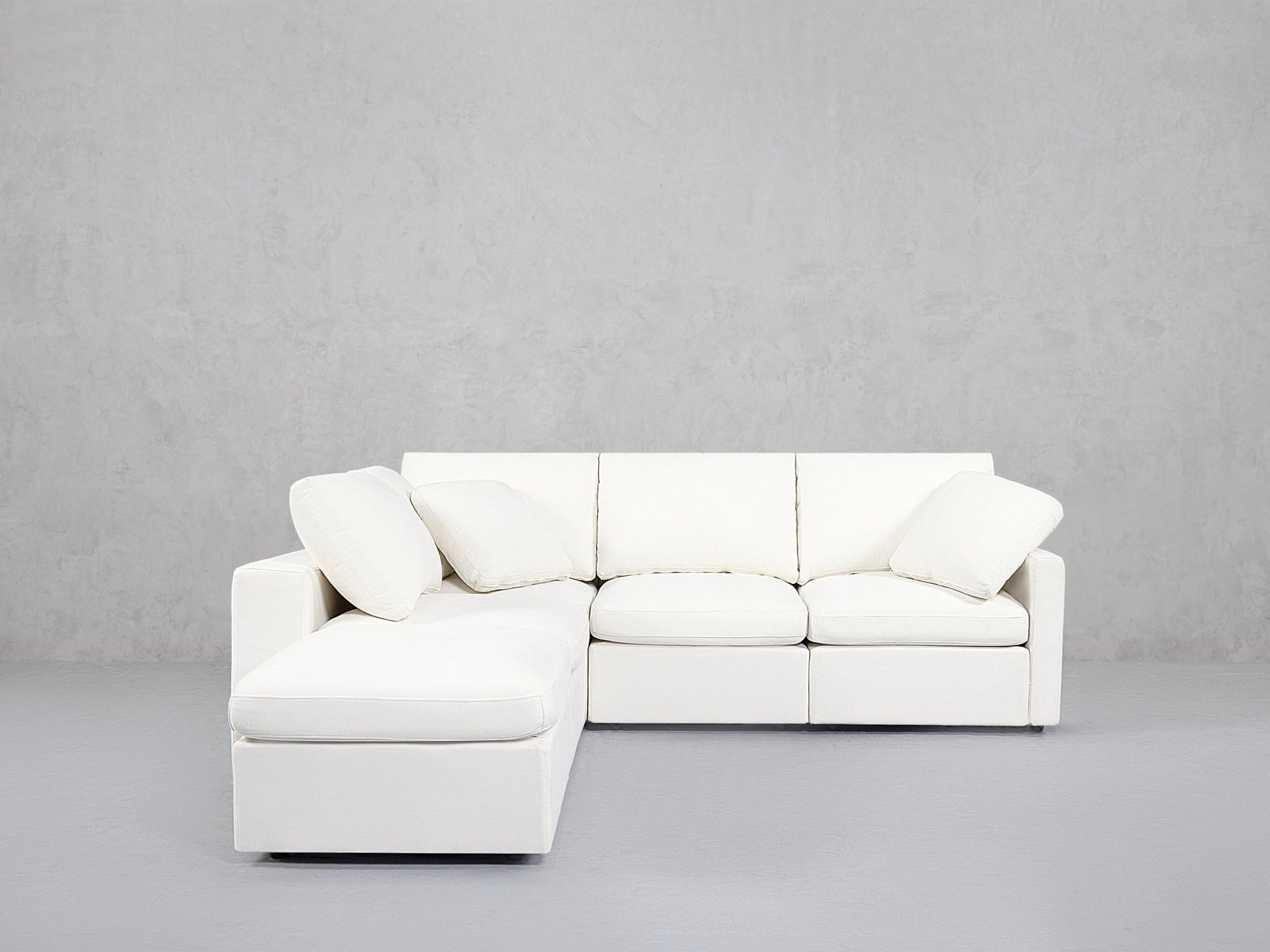 5-Seat Modular Corner Lounger Sectional (Thin Arms) - 7th Avenue