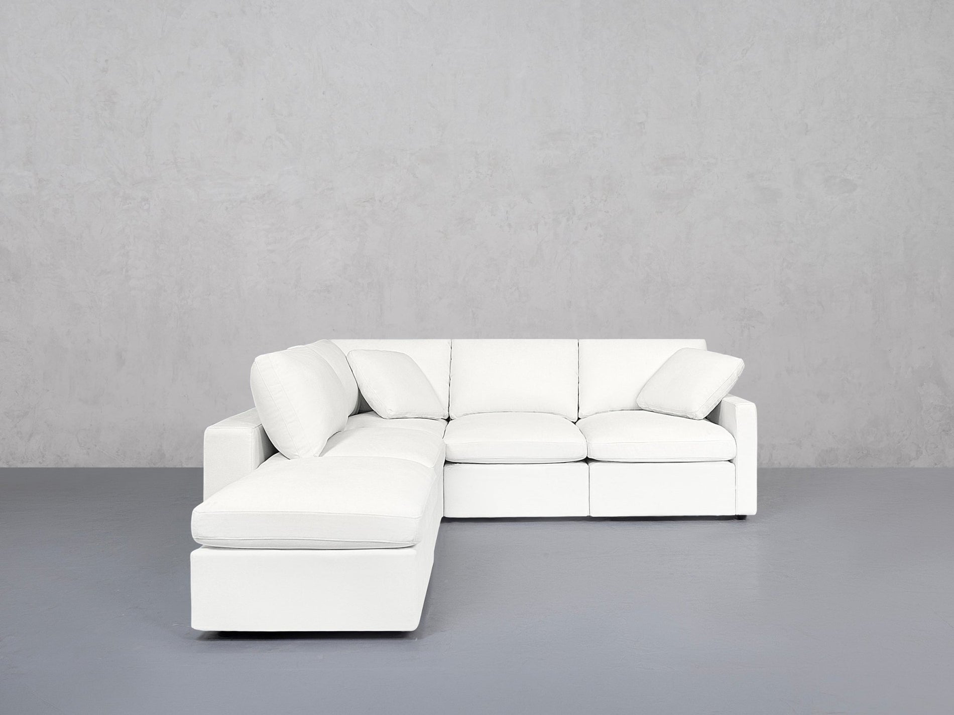 5-Seat Modular Corner Lounger Sectional (Thin Arms) - 7th Avenue