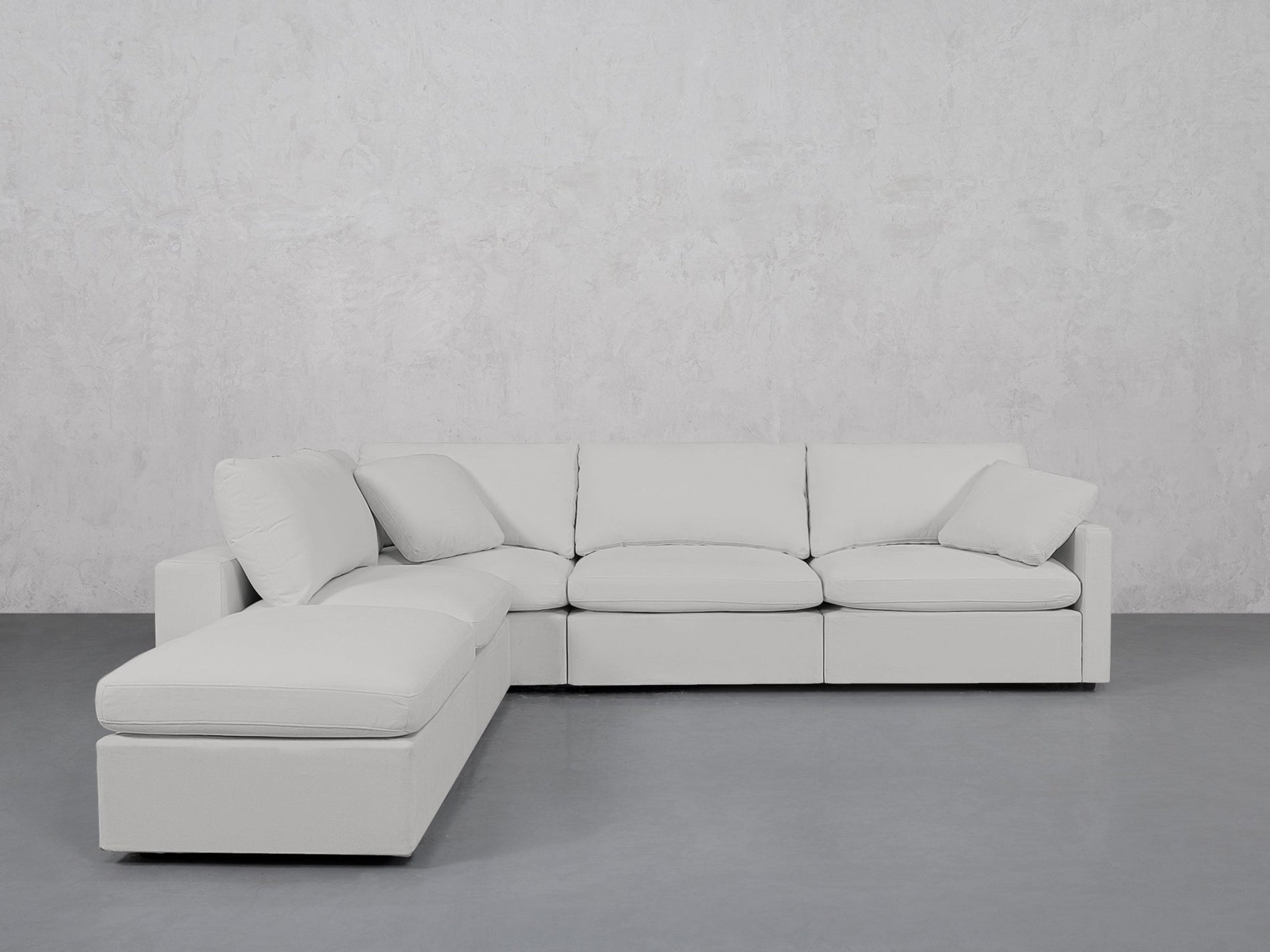 5-Seat Modular Corner Lounger Sectional (Thin Arms) - 7th Avenue