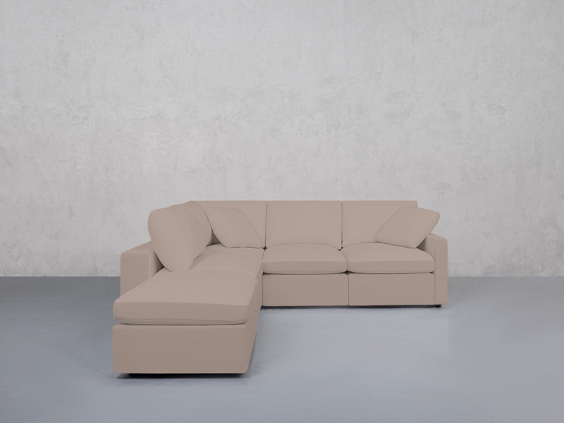 5-Seat Modular Corner Lounger Sectional (Thin Arms) - 7th Avenue