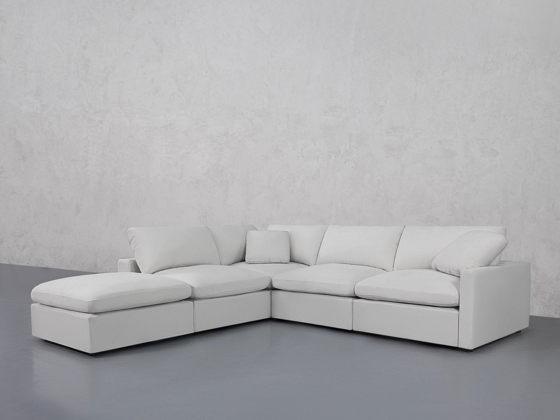 5-Seat Modular Corner Lounger Sectional (Thin Arms) - 7th Avenue
