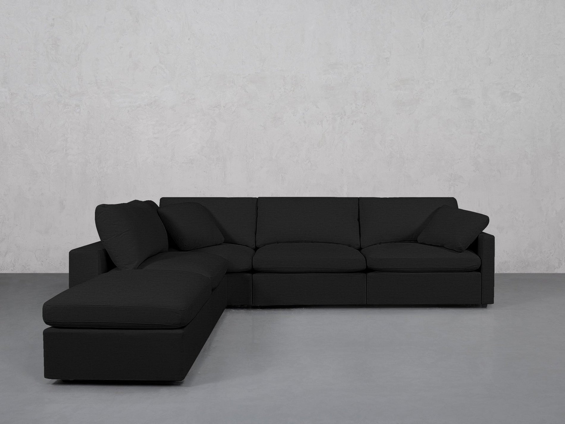 5-Seat Modular Corner Lounger Sectional (Thin Arms) - 7th Avenue
