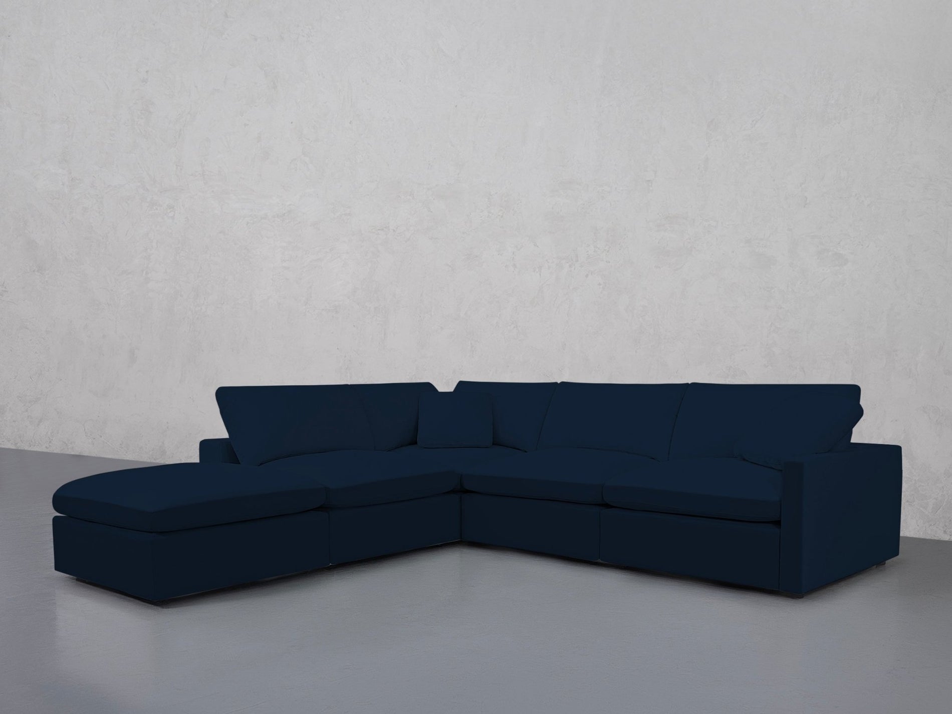 5-Seat Modular Corner Lounger Sectional (Thin Arms) - 7th Avenue