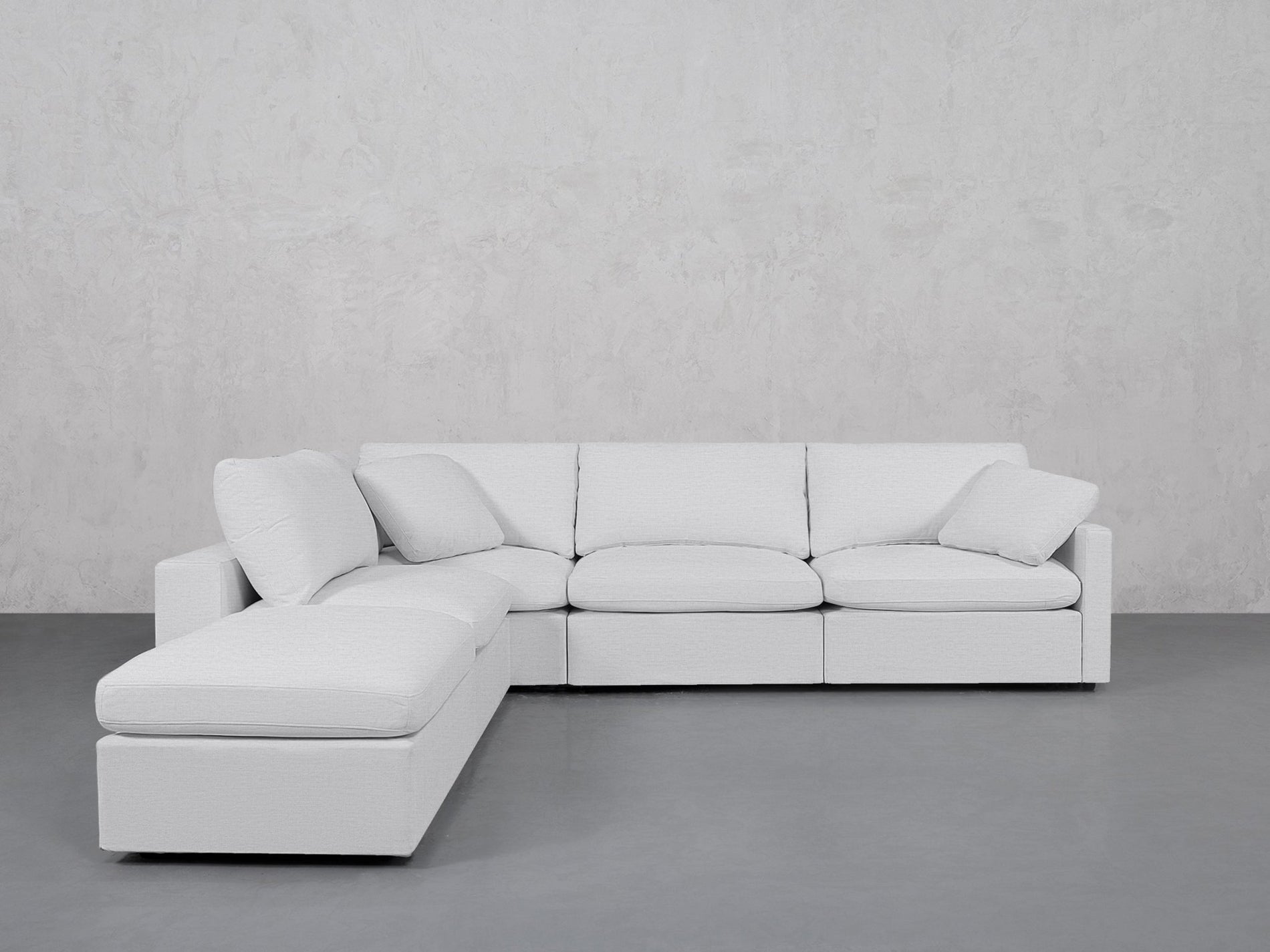 5-Seat Modular Corner Lounger Sectional (Thin Arms) - 7th Avenue
