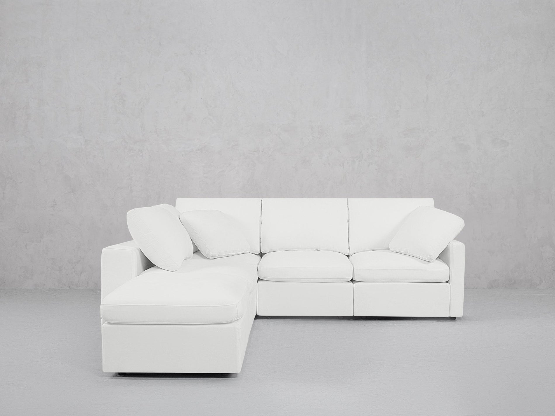 5-Seat Modular Corner Lounger Sectional (Thin Arms) - 7th Avenue