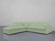 5-Seat Modular Corner Lounger Sectional (Thin Arms) - 7th Avenue