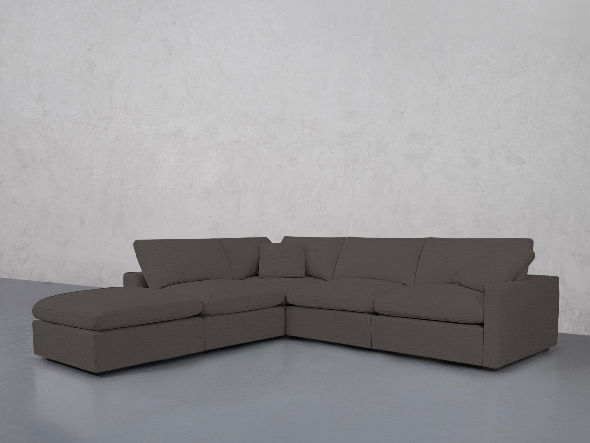 5-Seat Modular Corner Lounger Sectional (Thin Arms) - 7th Avenue
