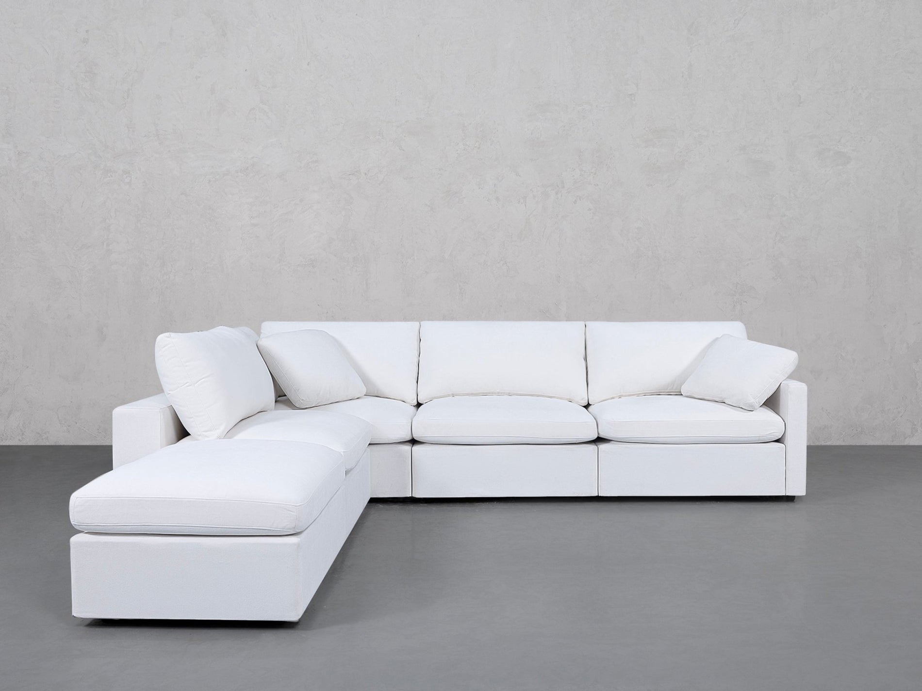 5-Seat Modular Corner Lounger Sectional (Thin Arms) - 7th Avenue