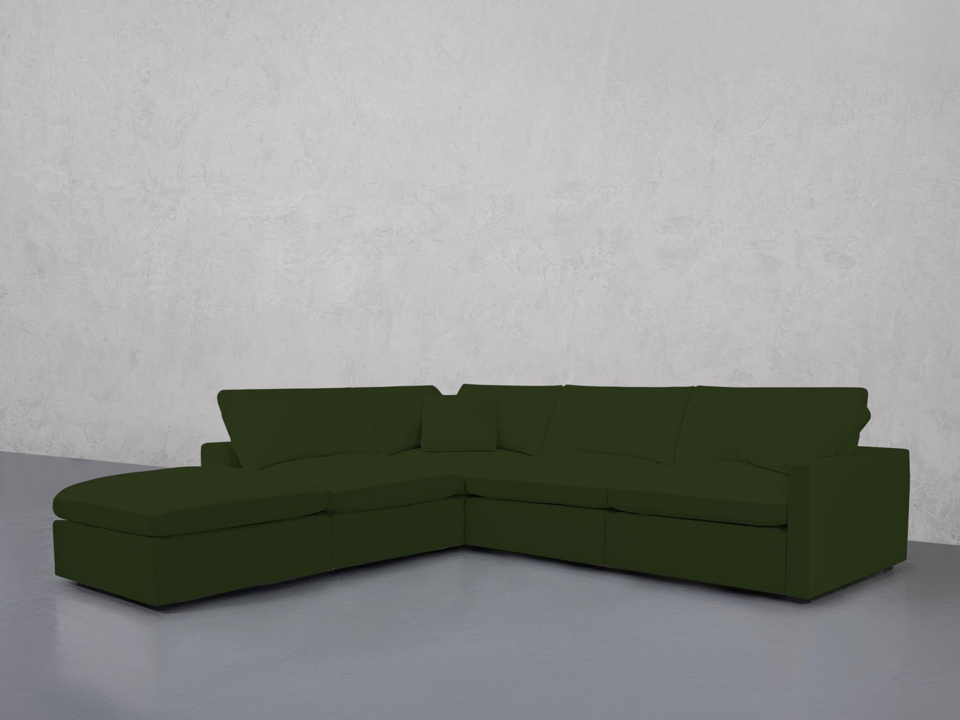5-Seat Modular Corner Lounger Sectional (Thin Arms) - 7th Avenue