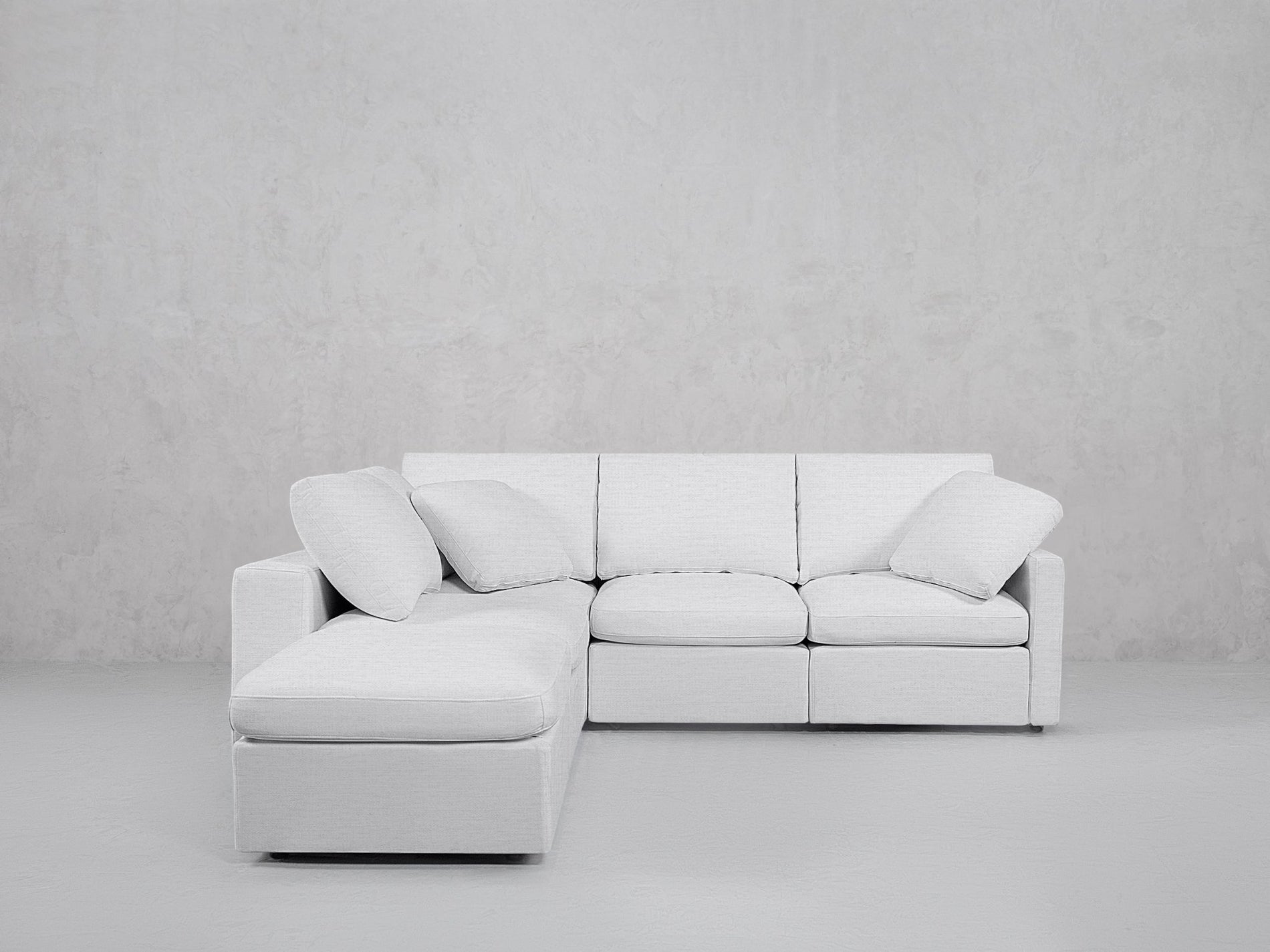 5-Seat Modular Corner Lounger Sectional (Thin Arms) - 7th Avenue
