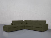 5-Seat Modular Corner Lounger Sectional (Thin Arms) - 7th Avenue