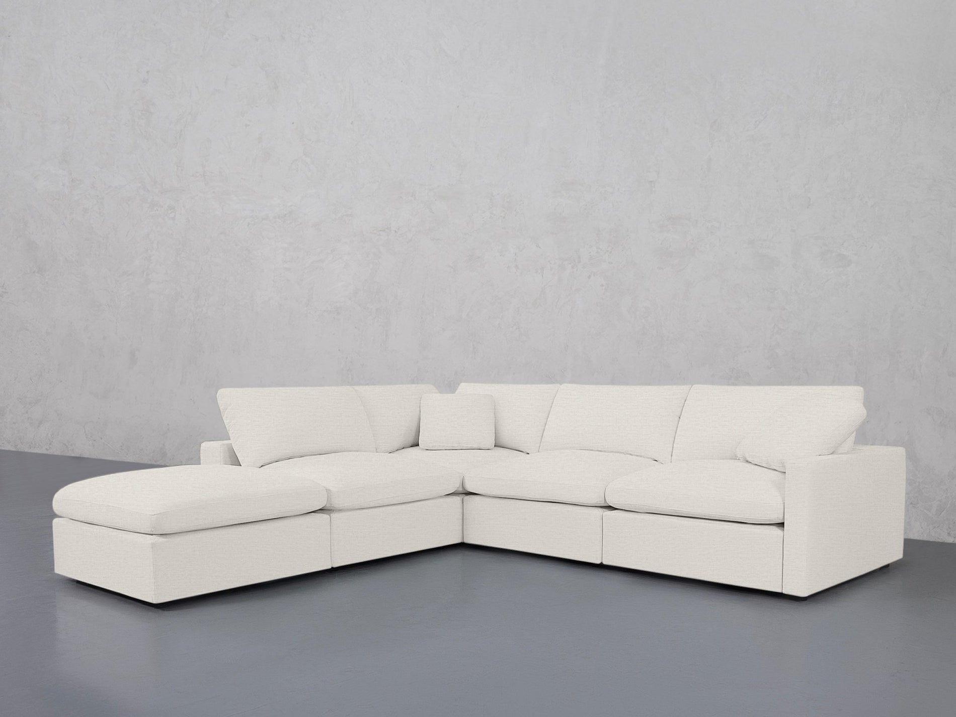 5-Seat Modular Corner Lounger Sectional (Thin Arms) - 7th Avenue