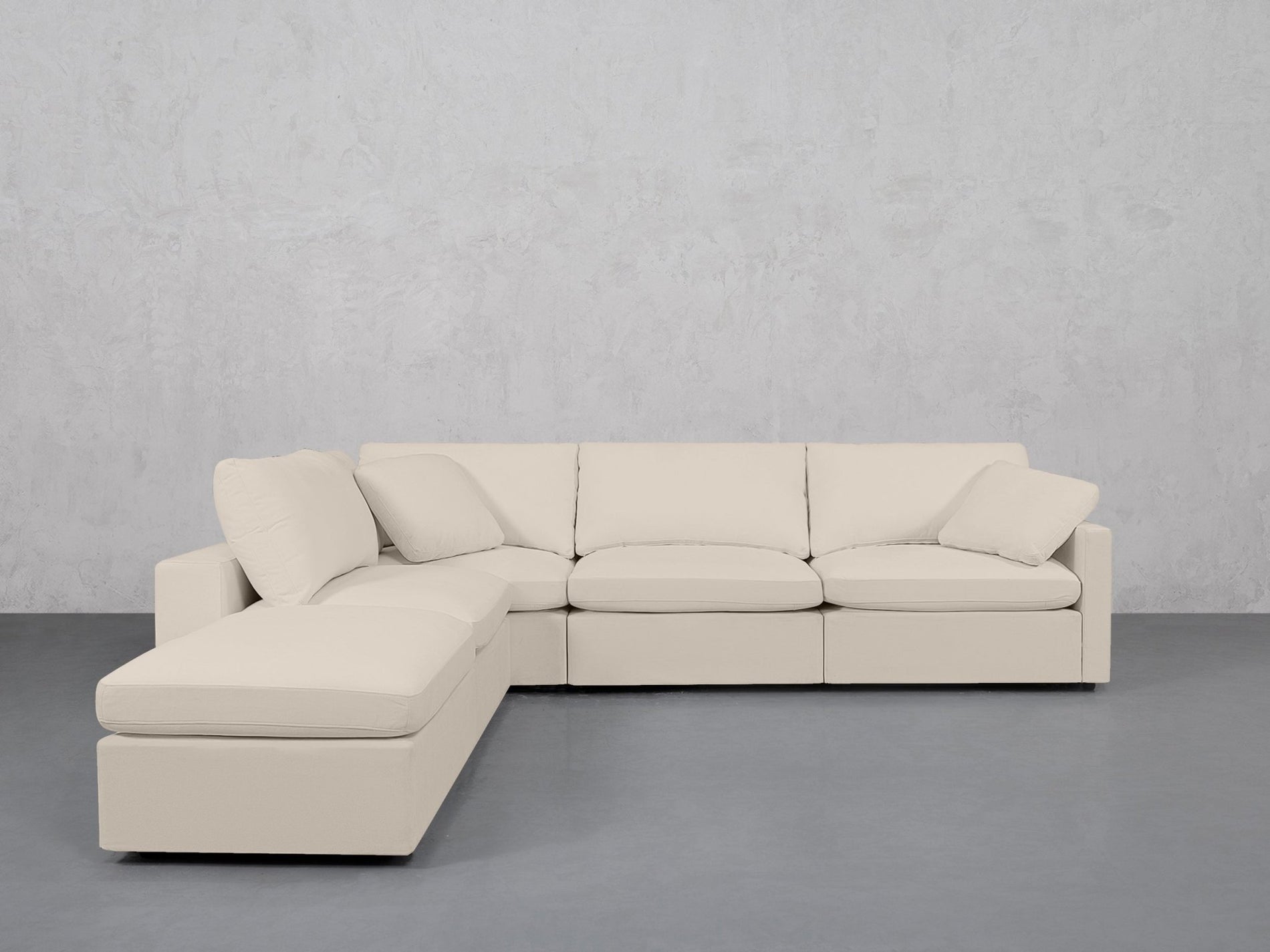 5-Seat Modular Corner Lounger Sectional (Thin Arms) - 7th Avenue