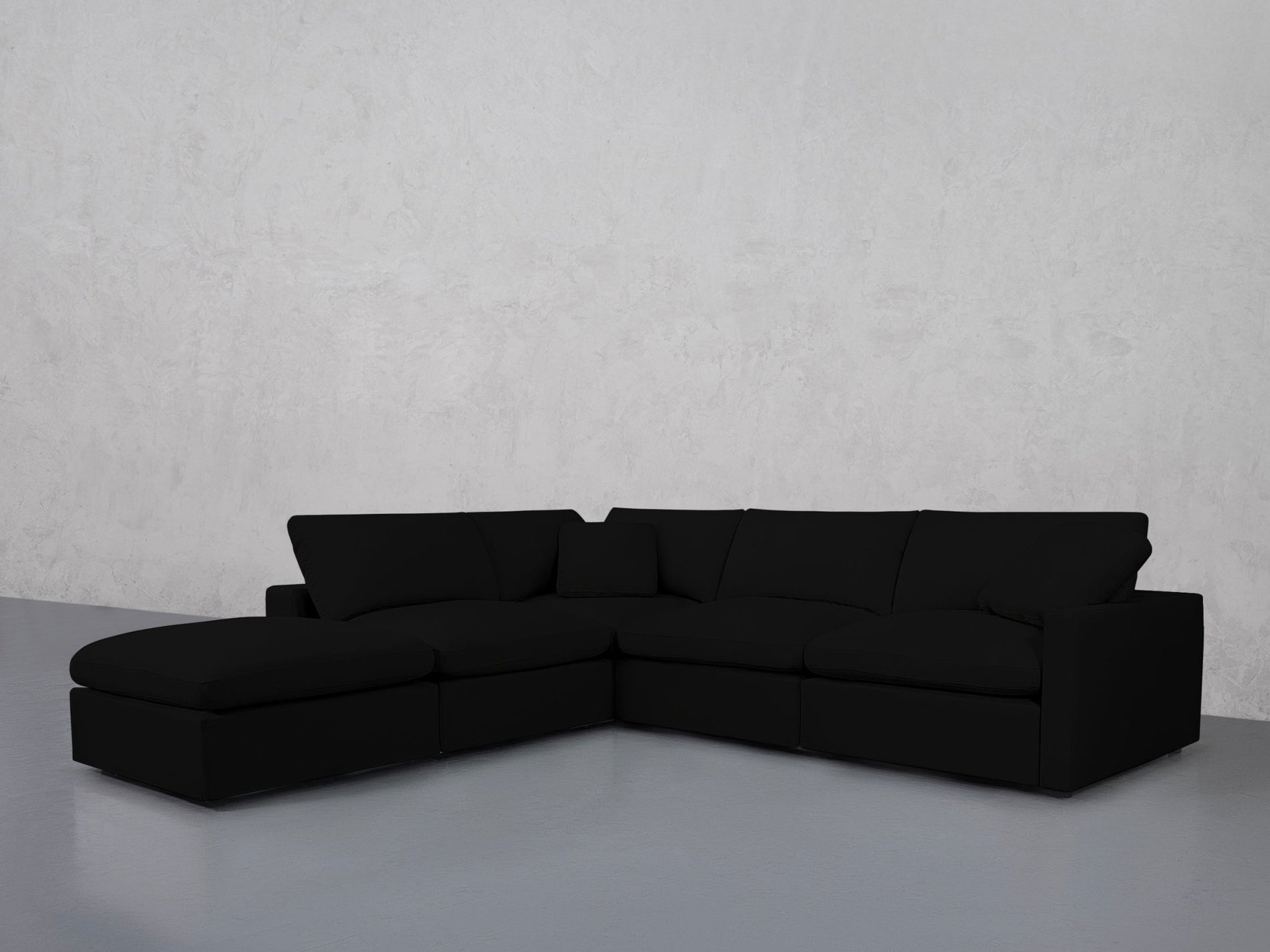 5-Seat Modular Corner Lounger Sectional (Thin Arms) - 7th Avenue