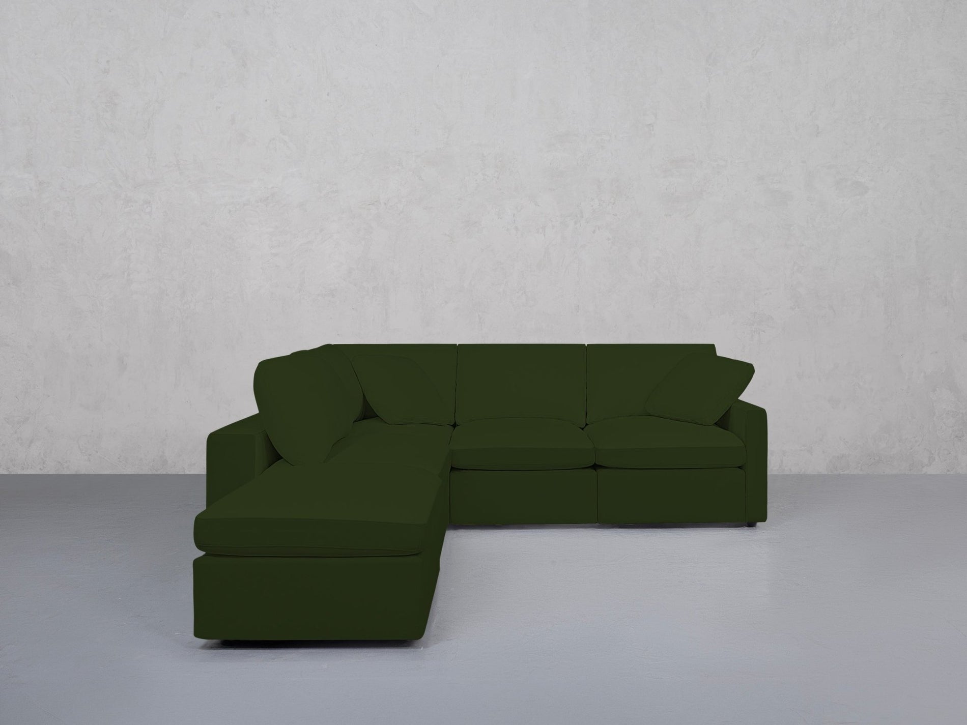 5-Seat Modular Corner Lounger Sectional (Thin Arms) - 7th Avenue