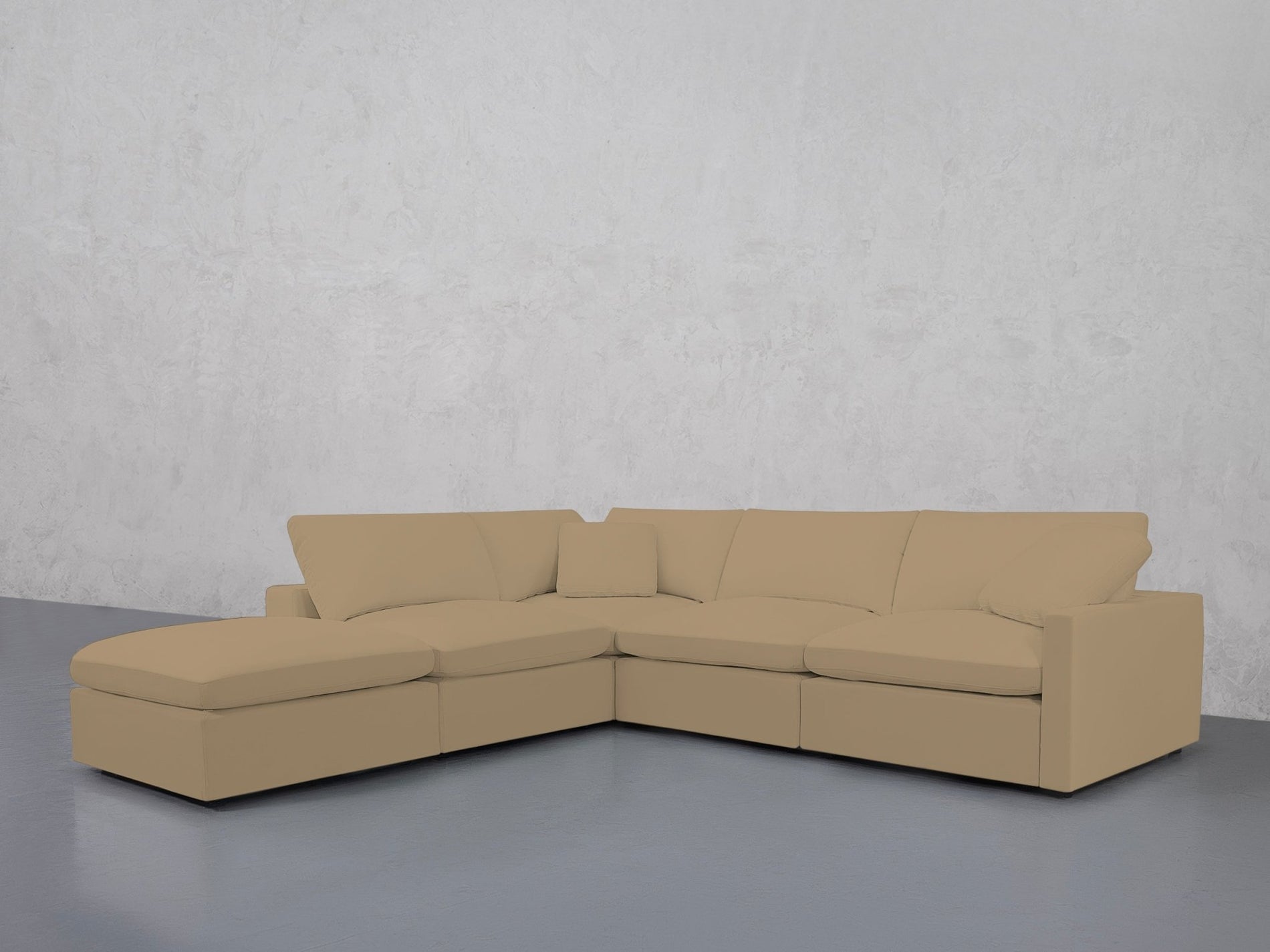 5-Seat Modular Corner Lounger Sectional (Thin Arms) - 7th Avenue