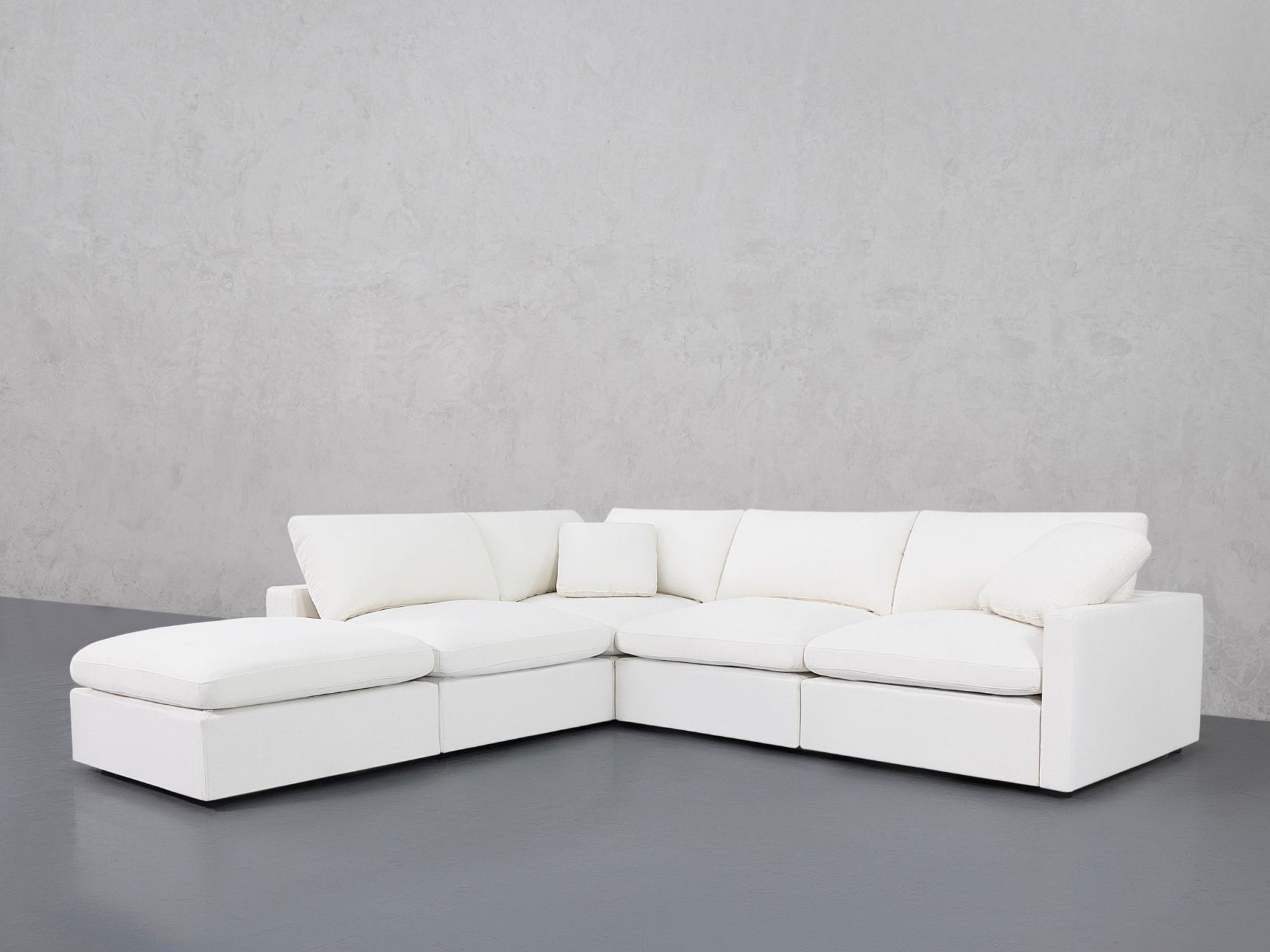 5-Seat Modular Corner Lounger Sectional (Thin Arms) - 7th Avenue