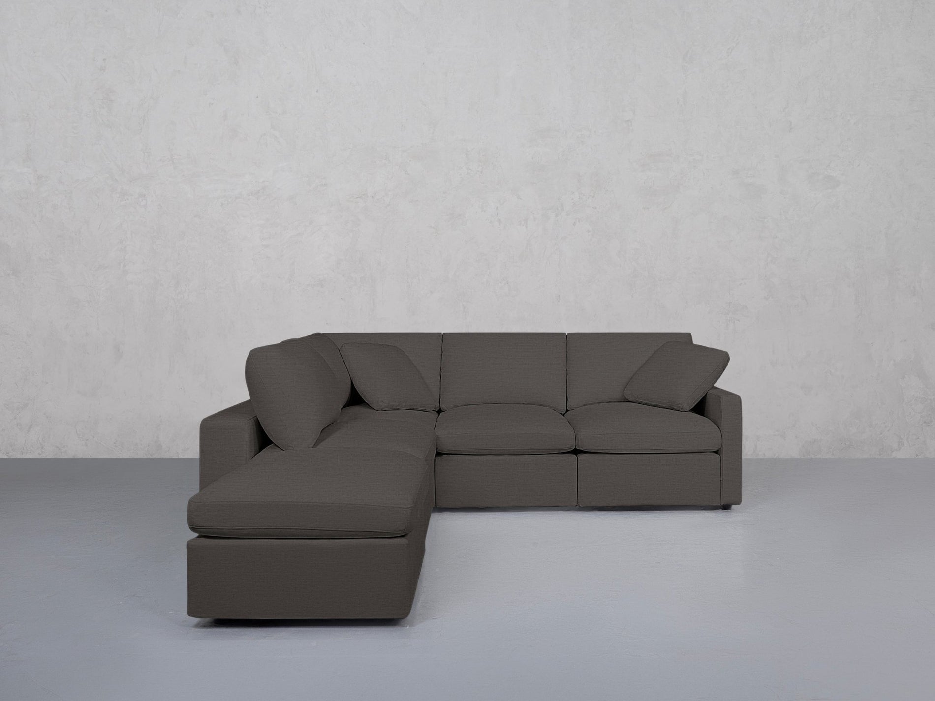5-Seat Modular Corner Lounger Sectional (Thin Arms) - 7th Avenue