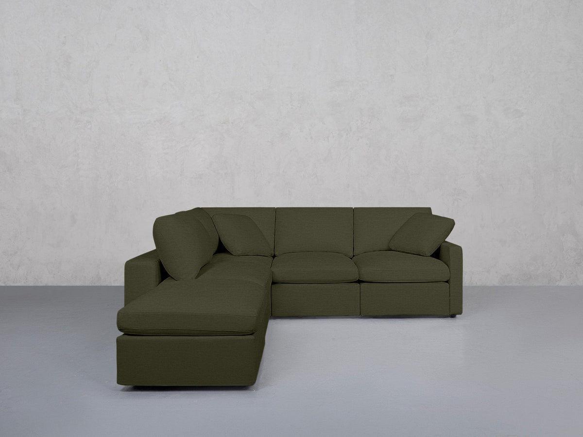 5-Seat Modular Corner Lounger Sectional (Thin Arms) - 7th Avenue