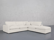 5-Seat Modular Corner Right Lounger Sectional (Thin Arms) - 7th Avenue