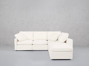 5-Seat Modular Corner Right Lounger Sectional (Thin Arms) - 7th Avenue