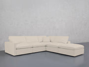 5-Seat Modular Corner Right Lounger Sectional (Thin Arms) - 7th Avenue