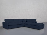5-Seat Modular Corner Right Lounger Sectional (Thin Arms) - 7th Avenue