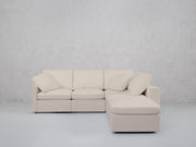 5-Seat Modular Corner Right Lounger Sectional (Thin Arms) - 7th Avenue