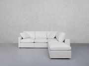 5-Seat Modular Corner Right Lounger Sectional (Thin Arms) - 7th Avenue