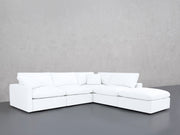 5-Seat Modular Corner Right Lounger Sectional (Thin Arms) - 7th Avenue