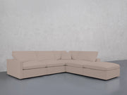 5-Seat Modular Corner Right Lounger Sectional (Thin Arms) - 7th Avenue