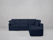 5-Seat Modular Corner Right Lounger Sectional (Thin Arms) - 7th Avenue