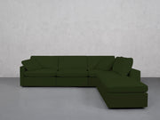 5-Seat Modular Corner Right Lounger Sectional (Thin Arms) - 7th Avenue
