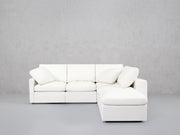 5-Seat Modular Corner Right Lounger Sectional (Thin Arms) - 7th Avenue