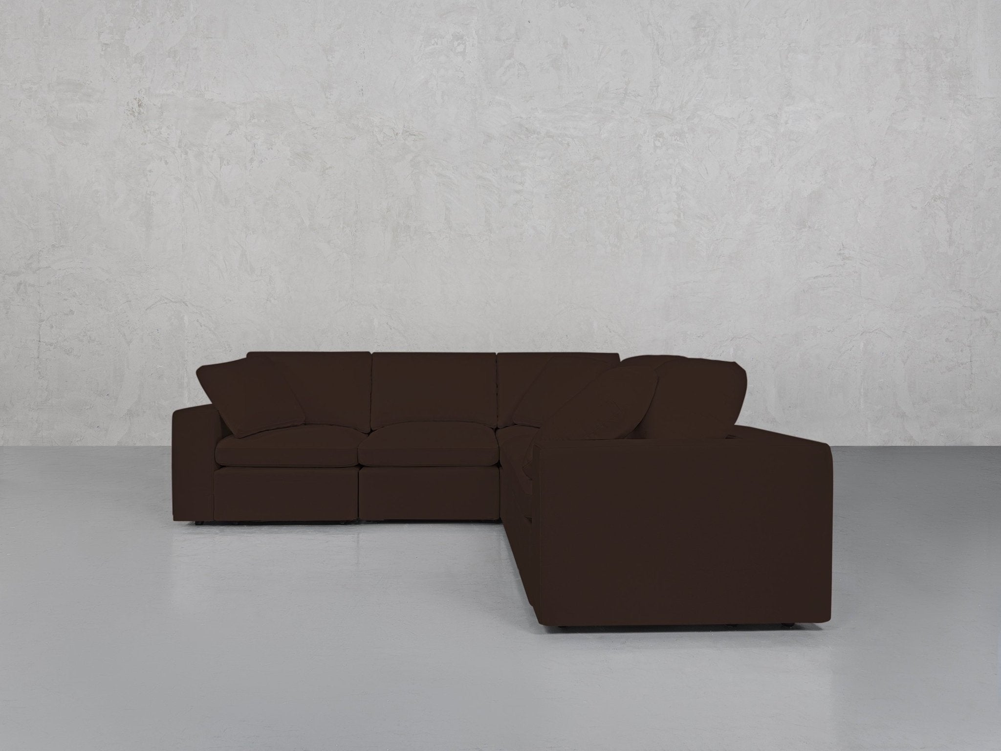 5 - Seat Modular Corner Right Sectional - 7th Avenue