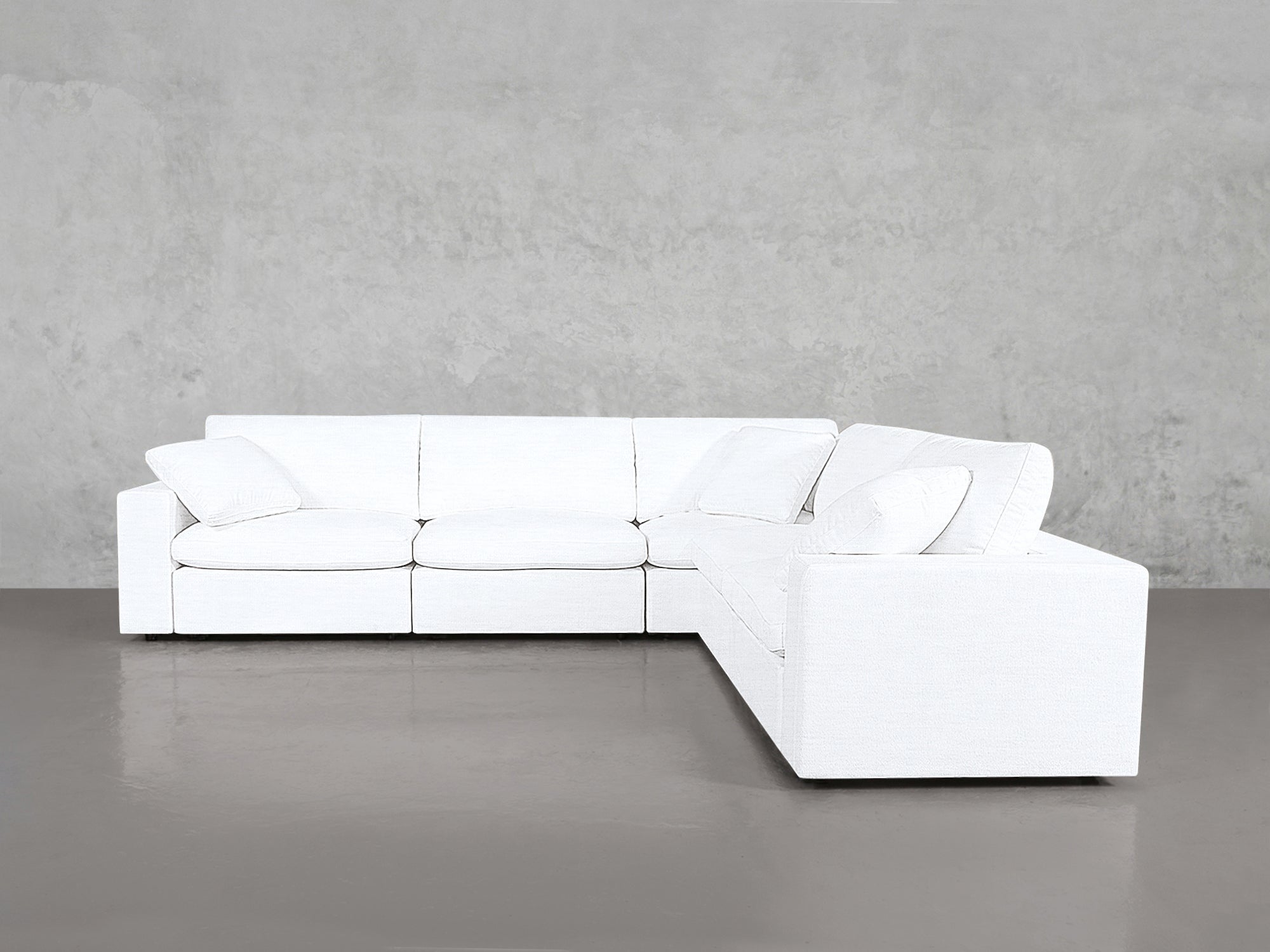 5 - Seat Modular Corner Right Sectional - 7th Avenue