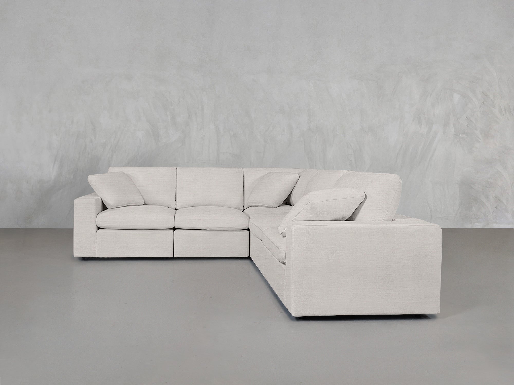 5 - Seat Modular Corner Right Sectional - 7th Avenue