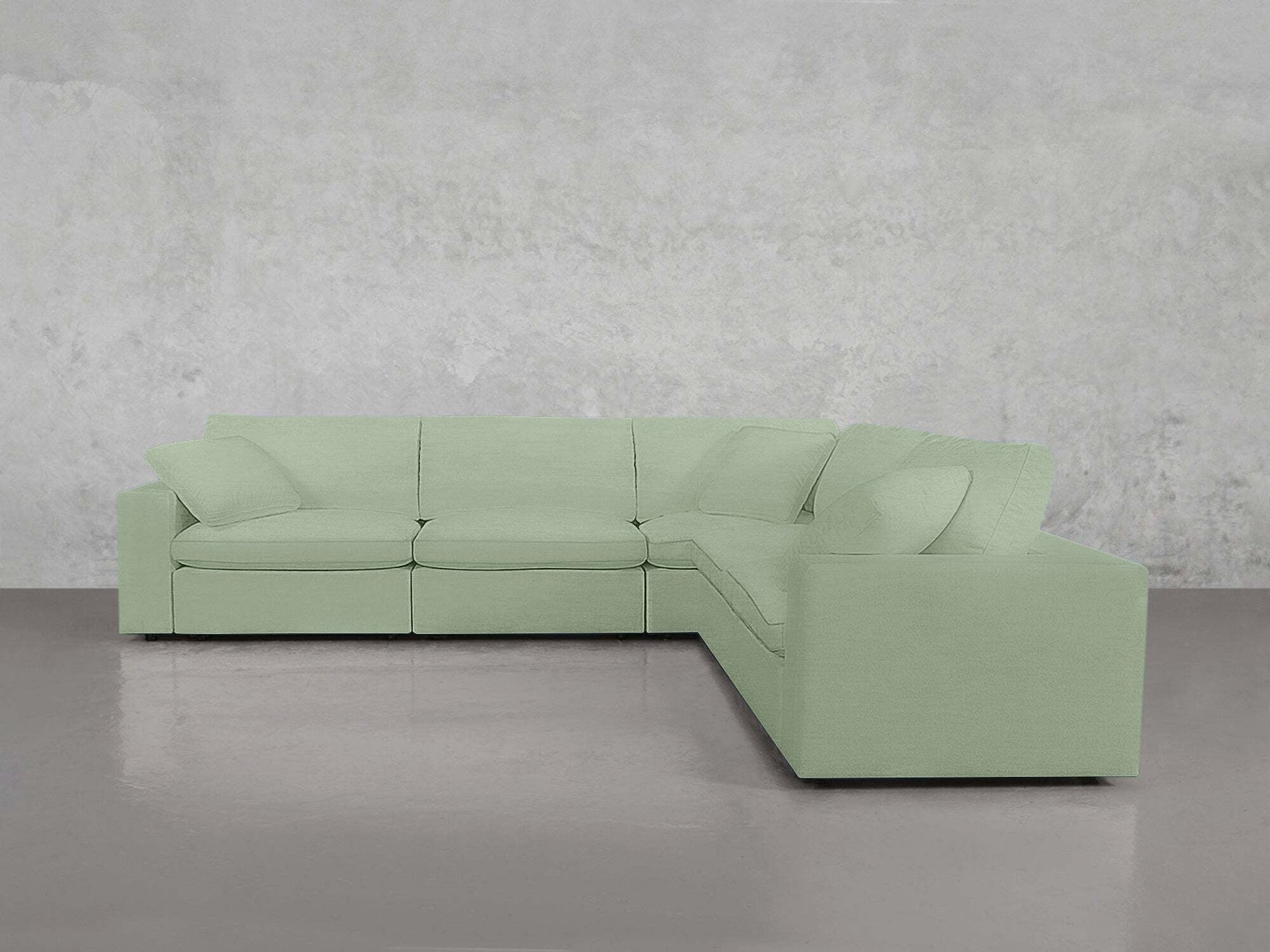 5-Seat Modular Corner Right Sectional - 7th Avenue