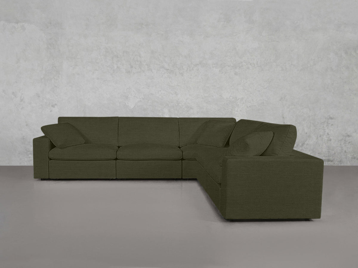 5-Seat Modular Corner Right Sectional - 7th Avenue