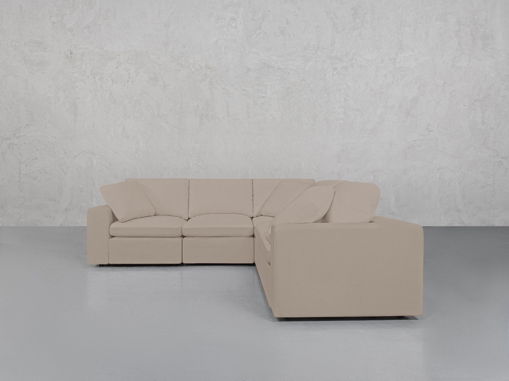 5 - Seat Modular Corner Right Sectional - 7th Avenue