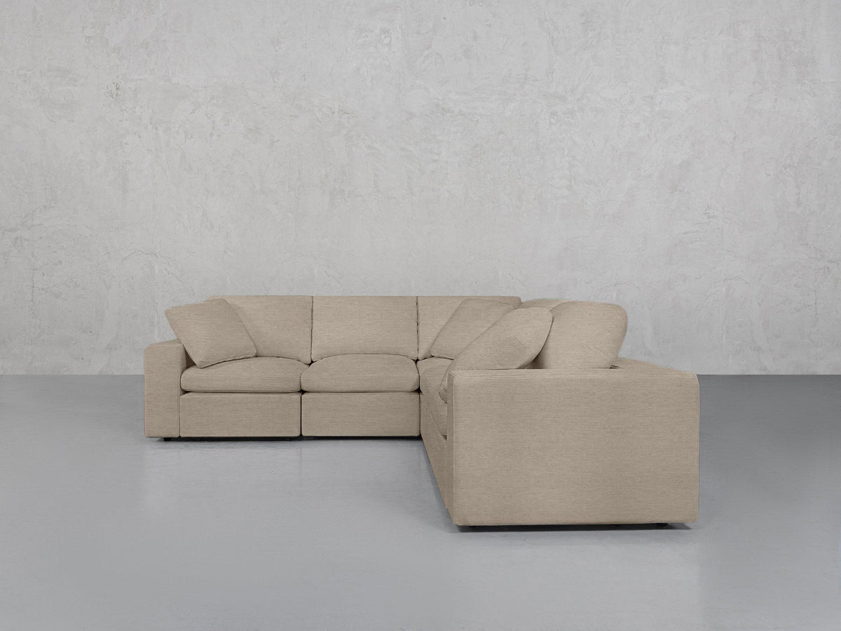 5-Seat Modular Corner Right Sectional - 7th Avenue