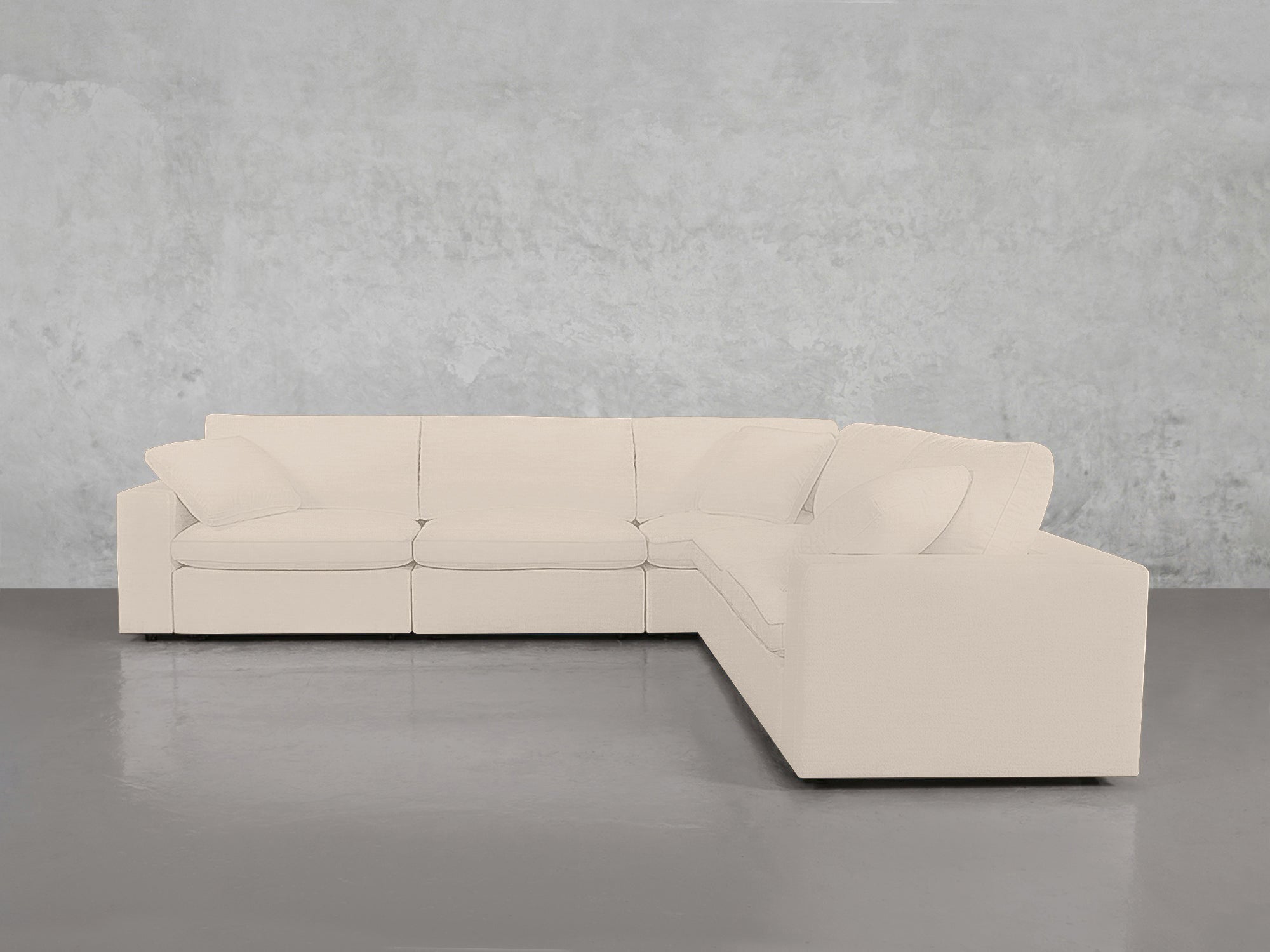5 - Seat Modular Corner Right Sectional - 7th Avenue