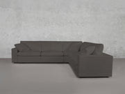 5 - Seat Modular Corner Right Sectional - 7th Avenue