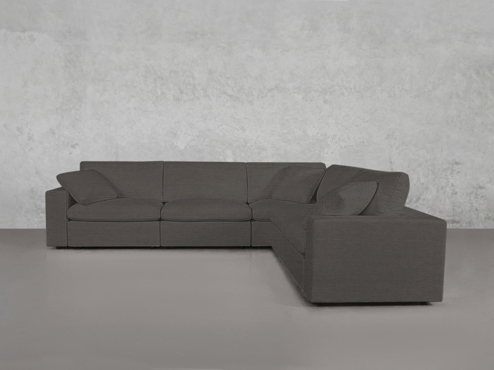 5 - Seat Modular Corner Right Sectional - 7th Avenue