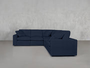 5-Seat Modular Corner Right Sectional - 7th Avenue