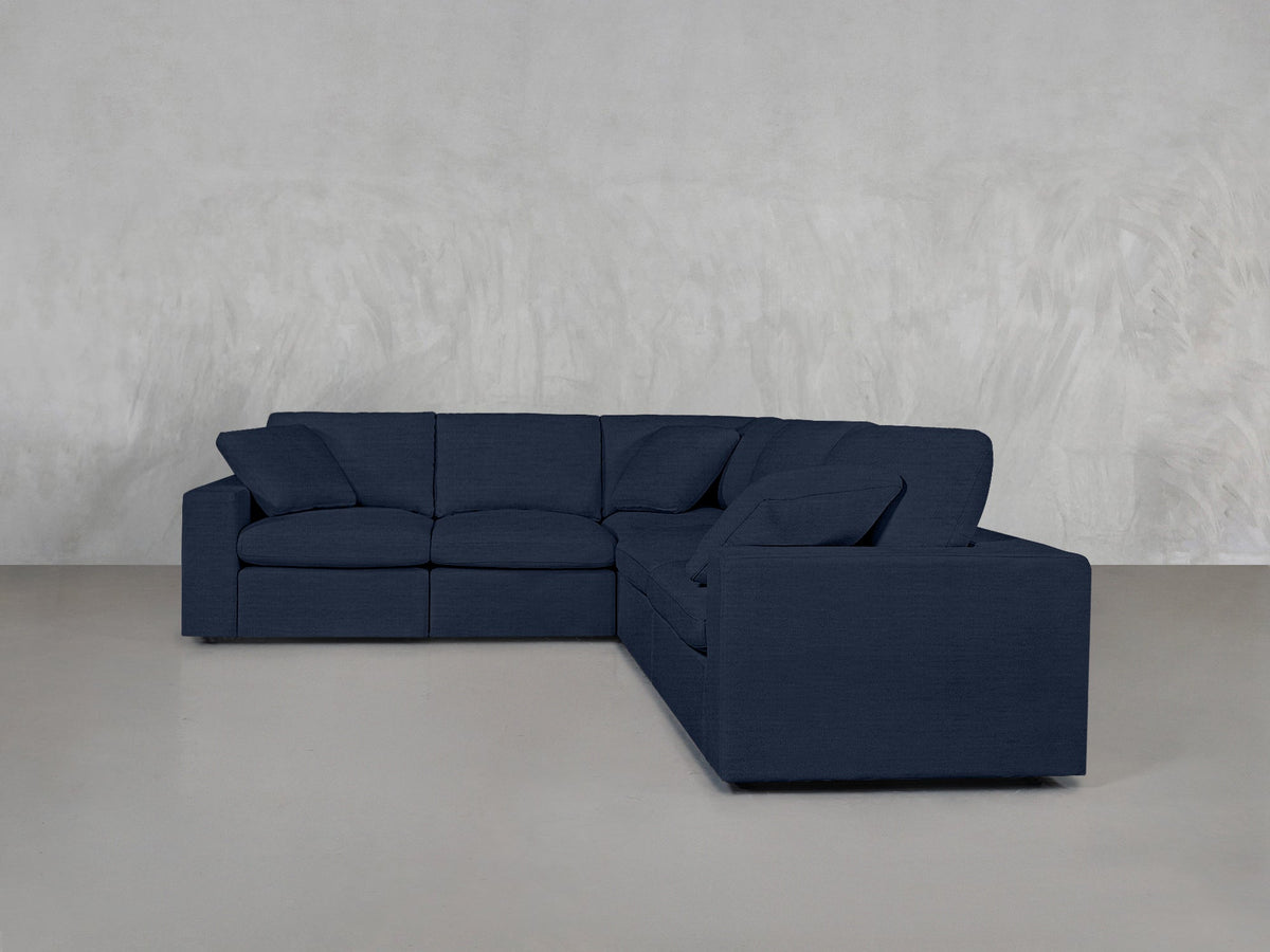 5-Seat Modular Corner Right Sectional - 7th Avenue