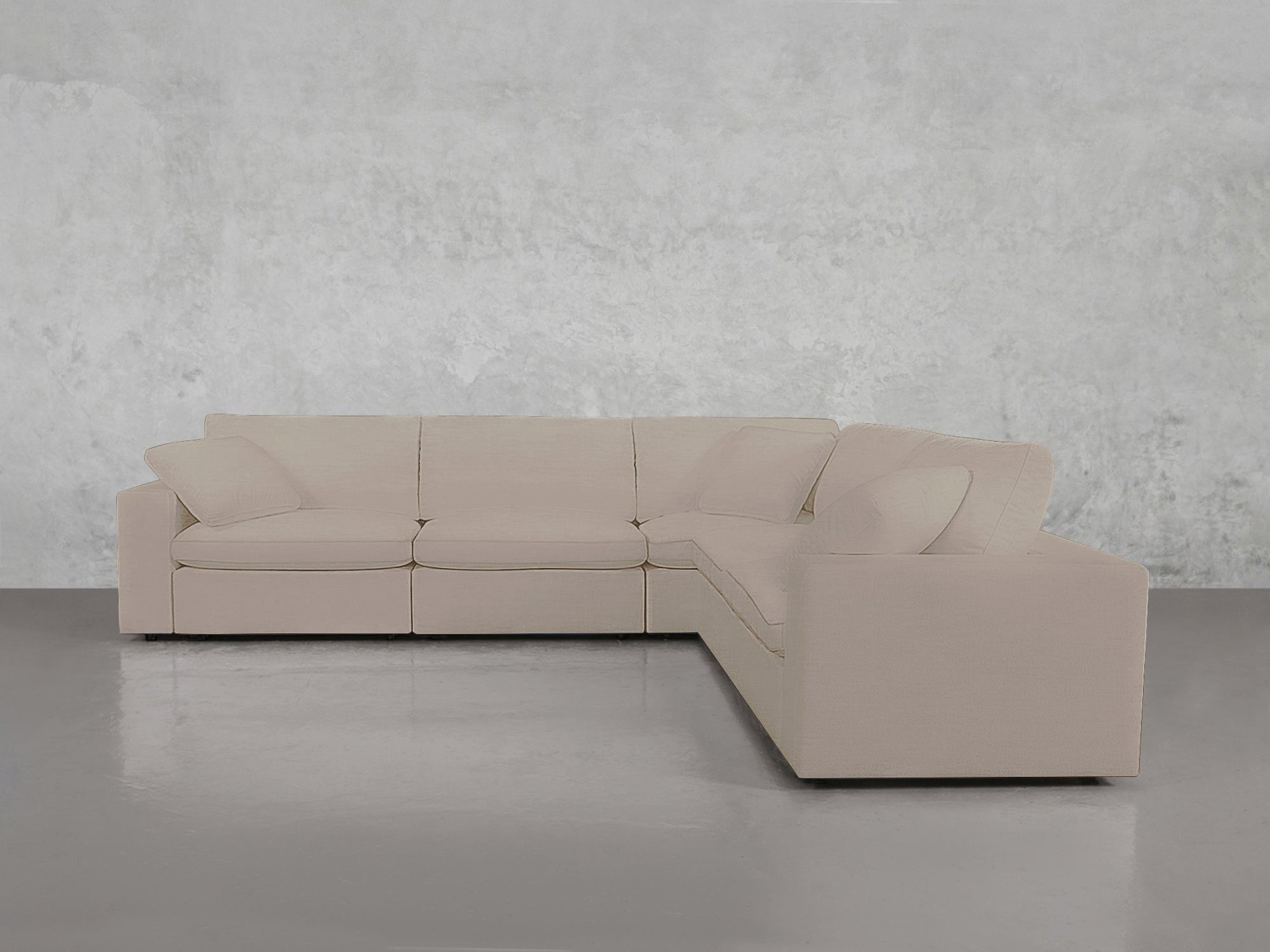 5 - Seat Modular Corner Right Sectional - 7th Avenue