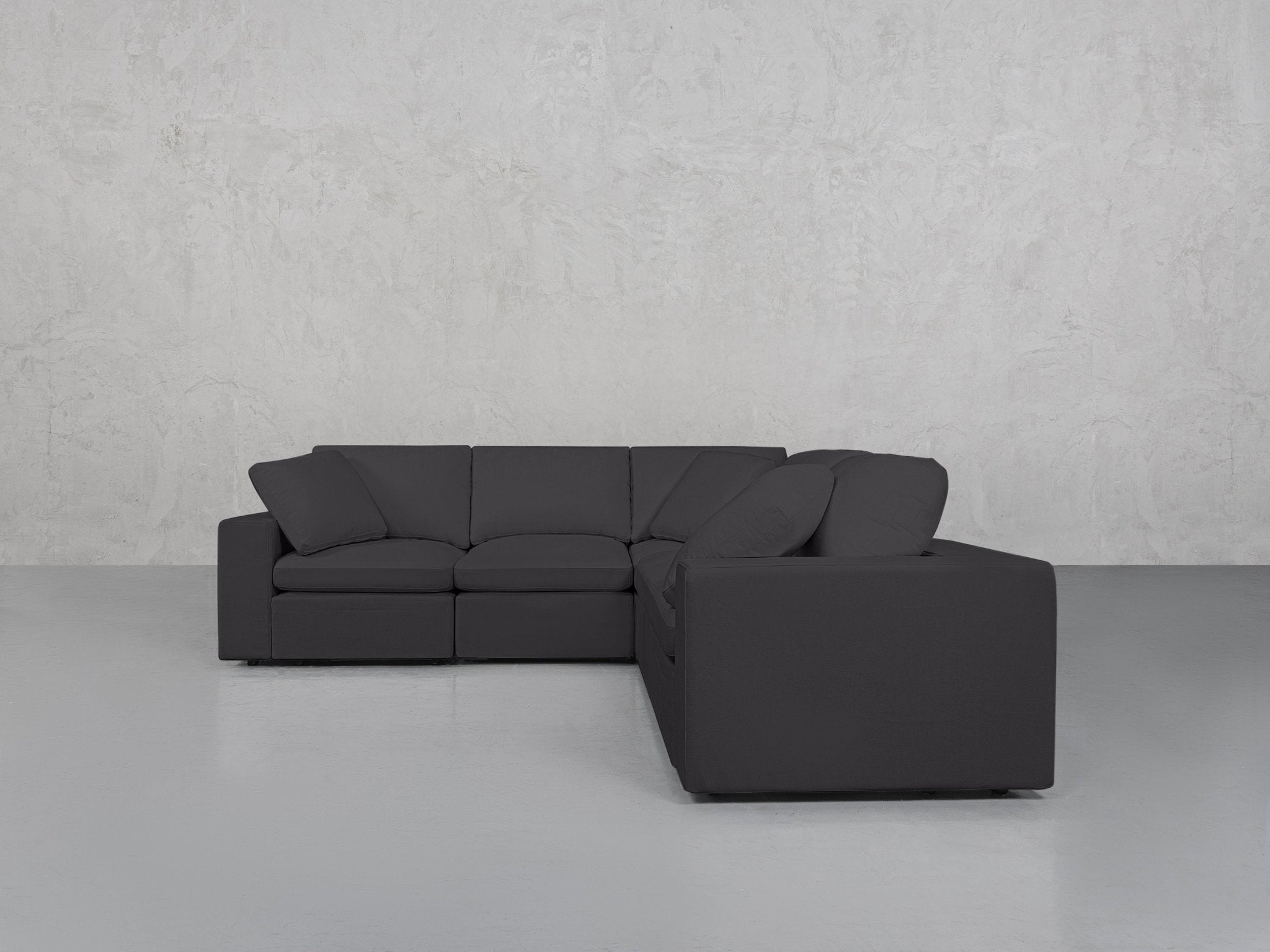 5 - Seat Modular Corner Right Sectional - 7th Avenue