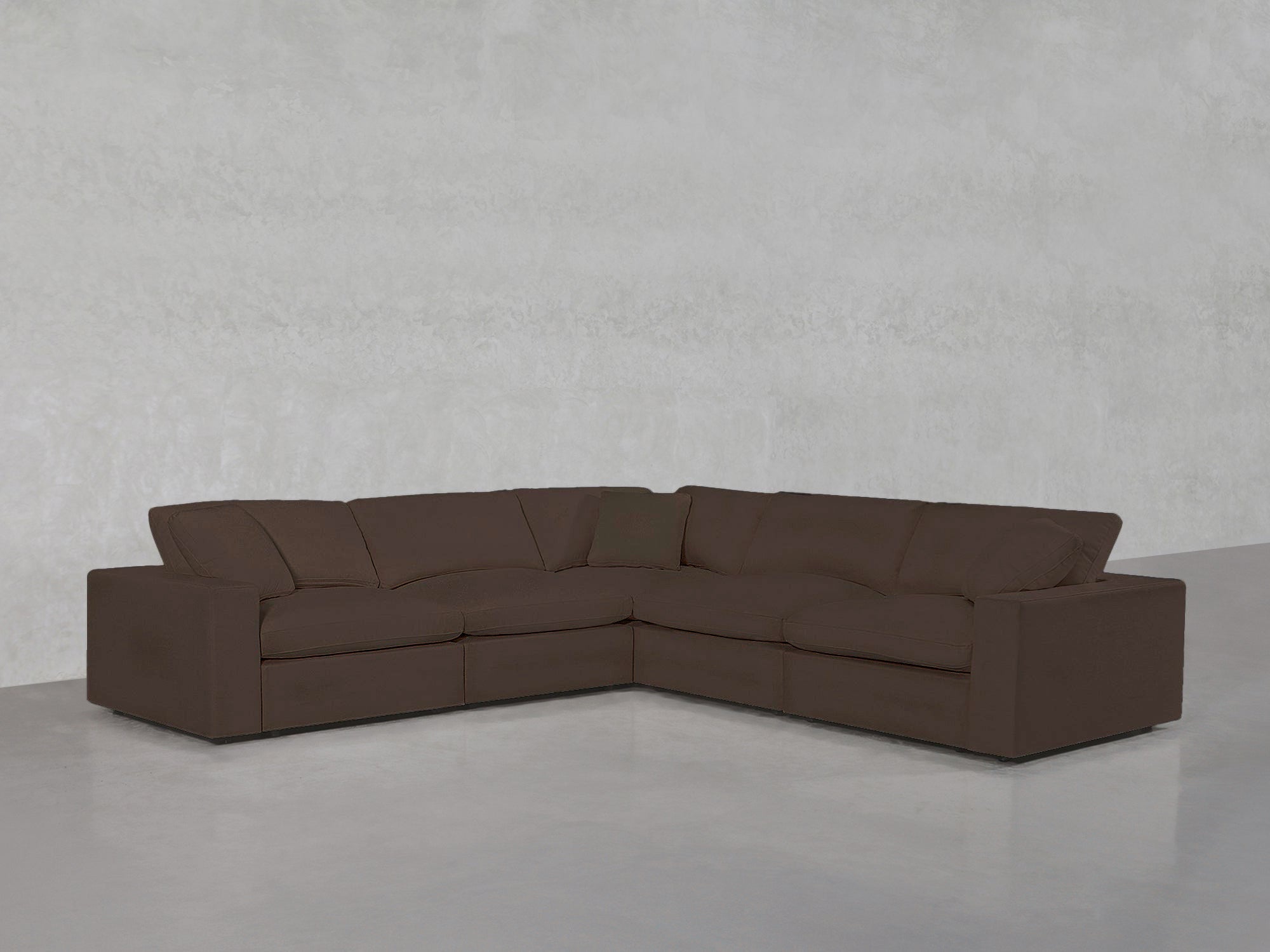 5 - Seat Modular Corner Right Sectional - 7th Avenue